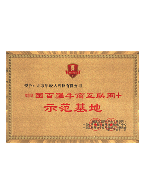 中國百強牛商互聯(lián)網(wǎng)+示范基地